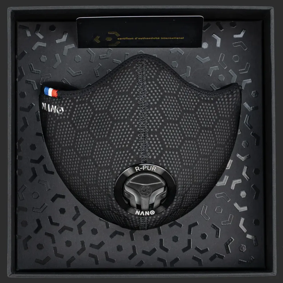 [MASK-NANO-BLACK] Masque R-PUR Nano Light - BLACK