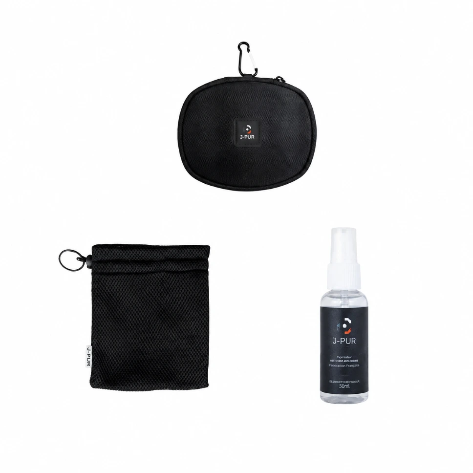 [MASK-ACC] Pack Accessoires Masque R-PUR Nano - Étui + Spray + Sac | LBDR